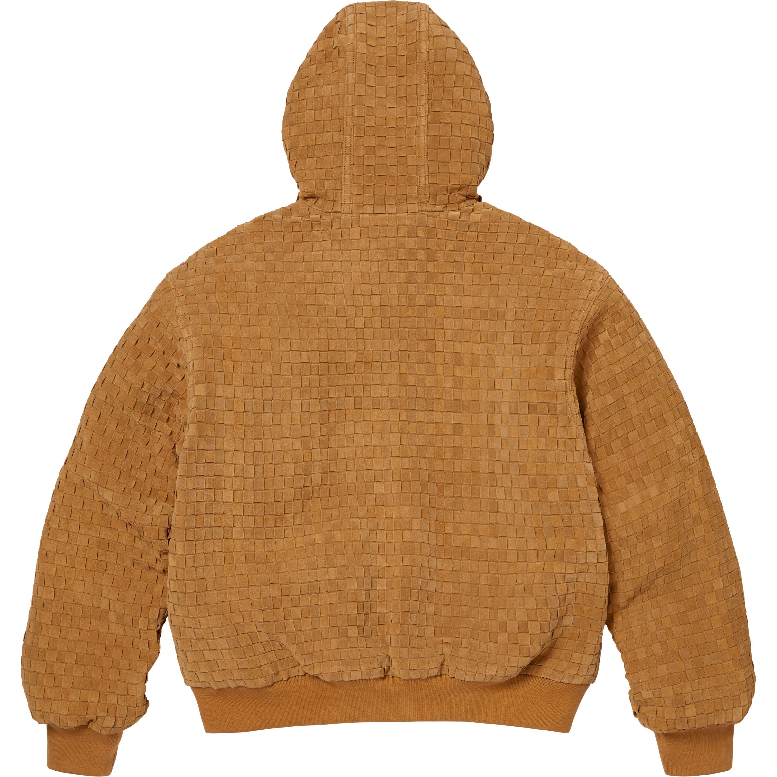 Woven Suede Hooded Work Jacket view 11